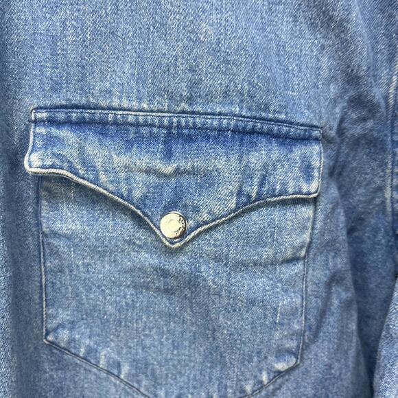 Vintage Polo Ralph Lauren Country Denim Snap Button Up Shirt - Picture 5 of 15